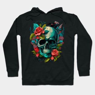 Flower skull Hoodie